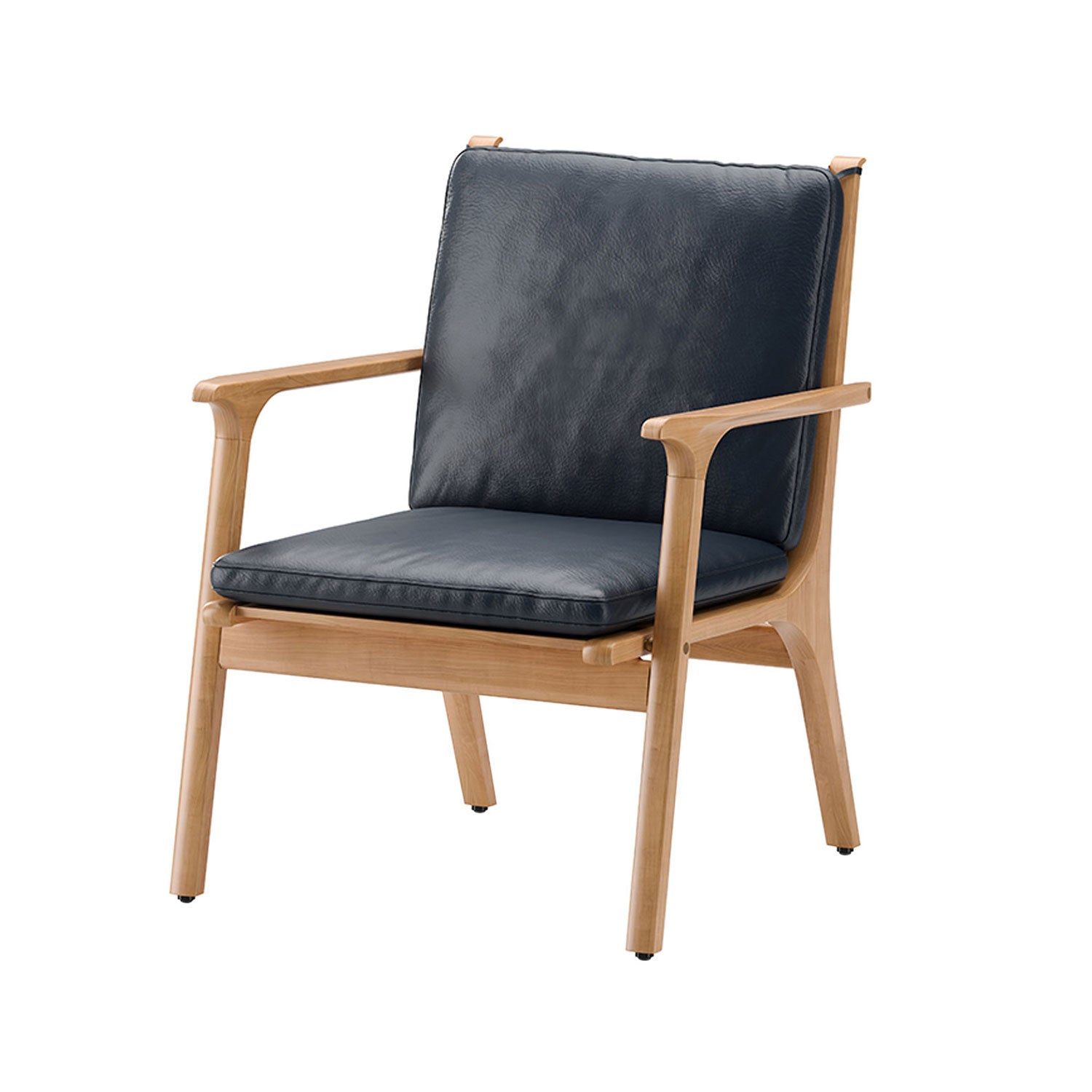 Ren Lounge Chair: Small + Natural Oak