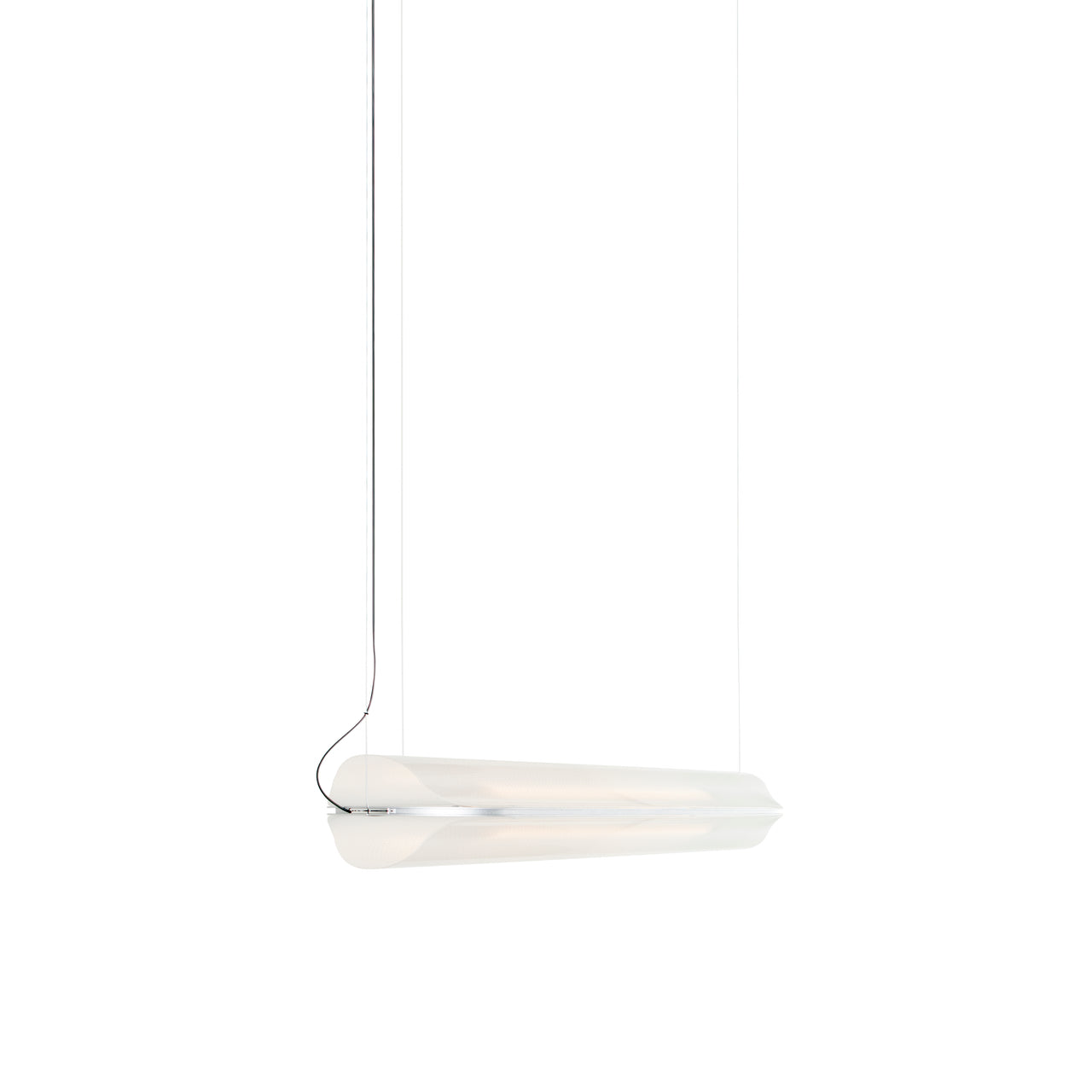 Vale System X-Axis Pendant Light: Horizontal + Side-to-Side + Vale 1 + Silica