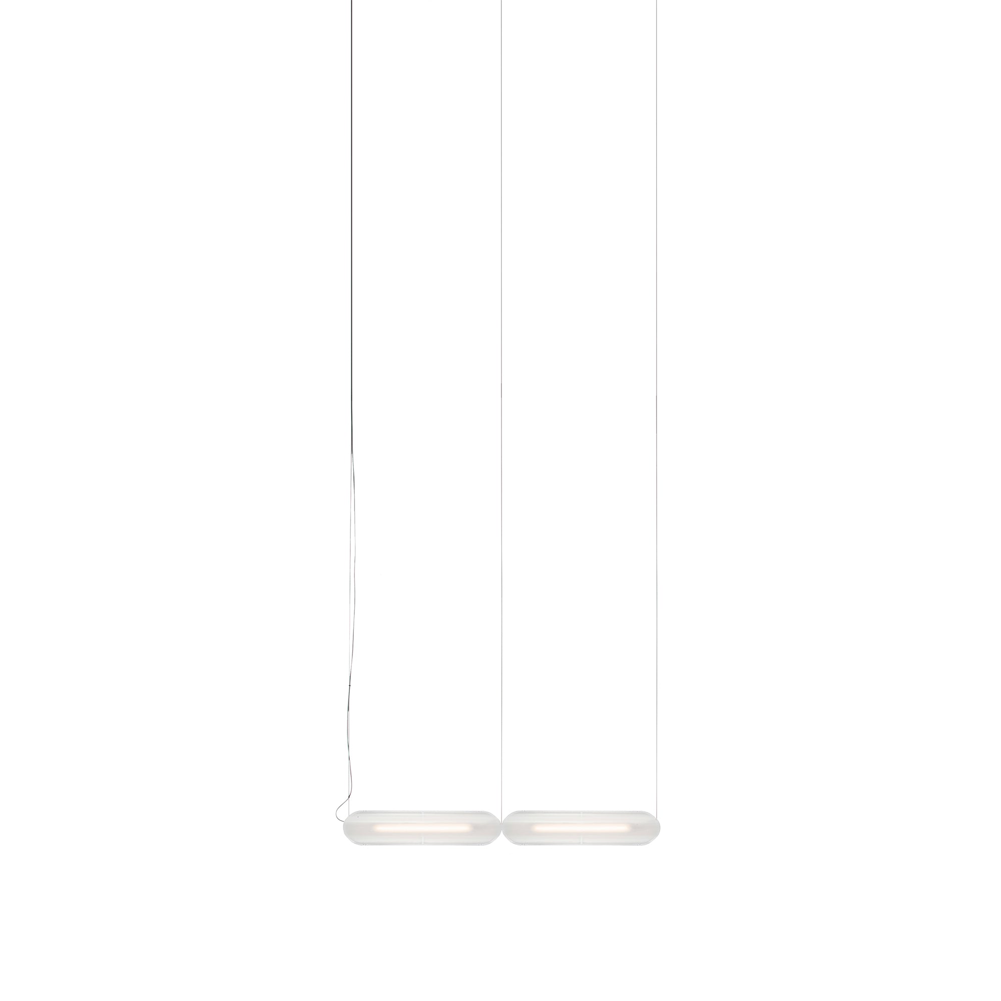 Vale System Y-Axis Pendant Light: Horizontal + End-to-End + Vale 2 + Silica