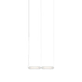 Vale System Y-Axis Pendant Light: Horizontal + End-to-End + Vale 2 + Silica