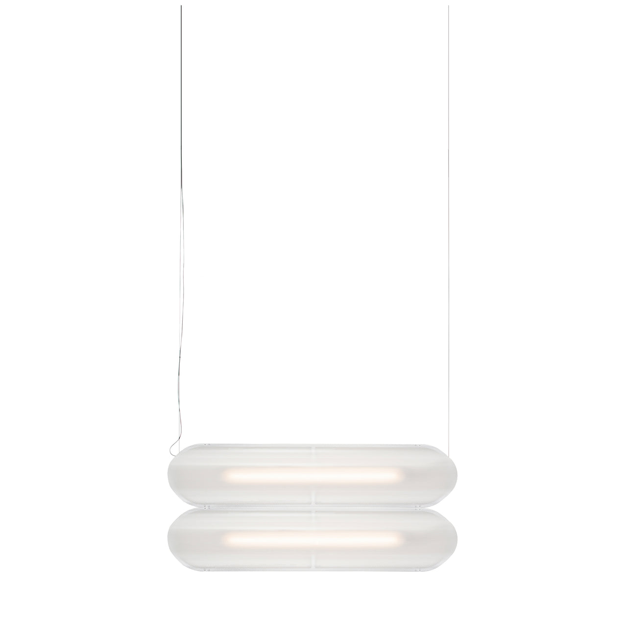 Vale System Y-Axis Pendant Light: Horizontal + Side-to-Side + Valve 2 + Silica