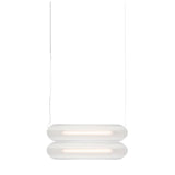 Vale System Y-Axis Pendant Light: Horizontal + Side-to-Side + Valve 2 + Silica