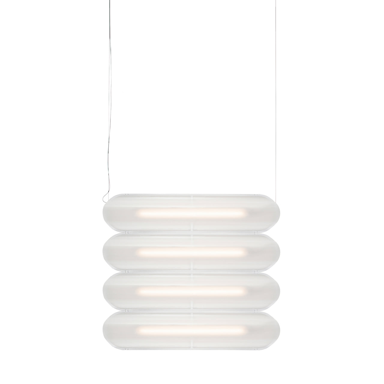Vale System Y-Axis Pendant Light: Horizontal + Side-to-Side + Valve 4 + Silica