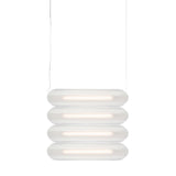 Vale System Y-Axis Pendant Light: Horizontal + Side-to-Side + Valve 4 + Silica
