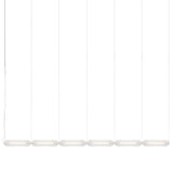 Vale System Y-Axis Pendant Light: Horizontal + End-to-End + Vale 6 + Silica