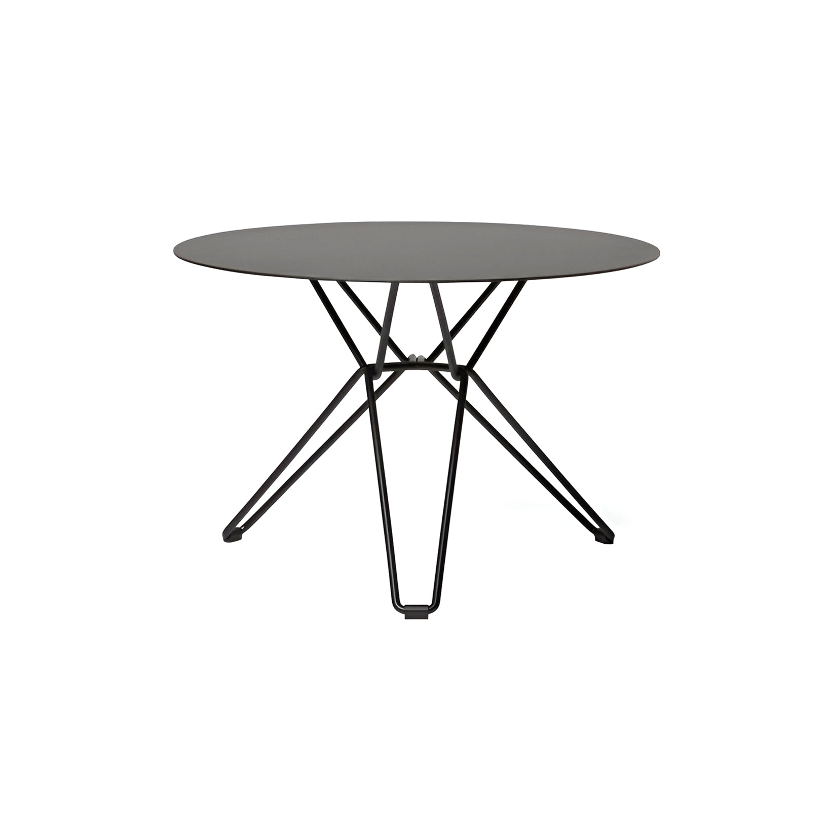 Tio Side Table: Round + Black