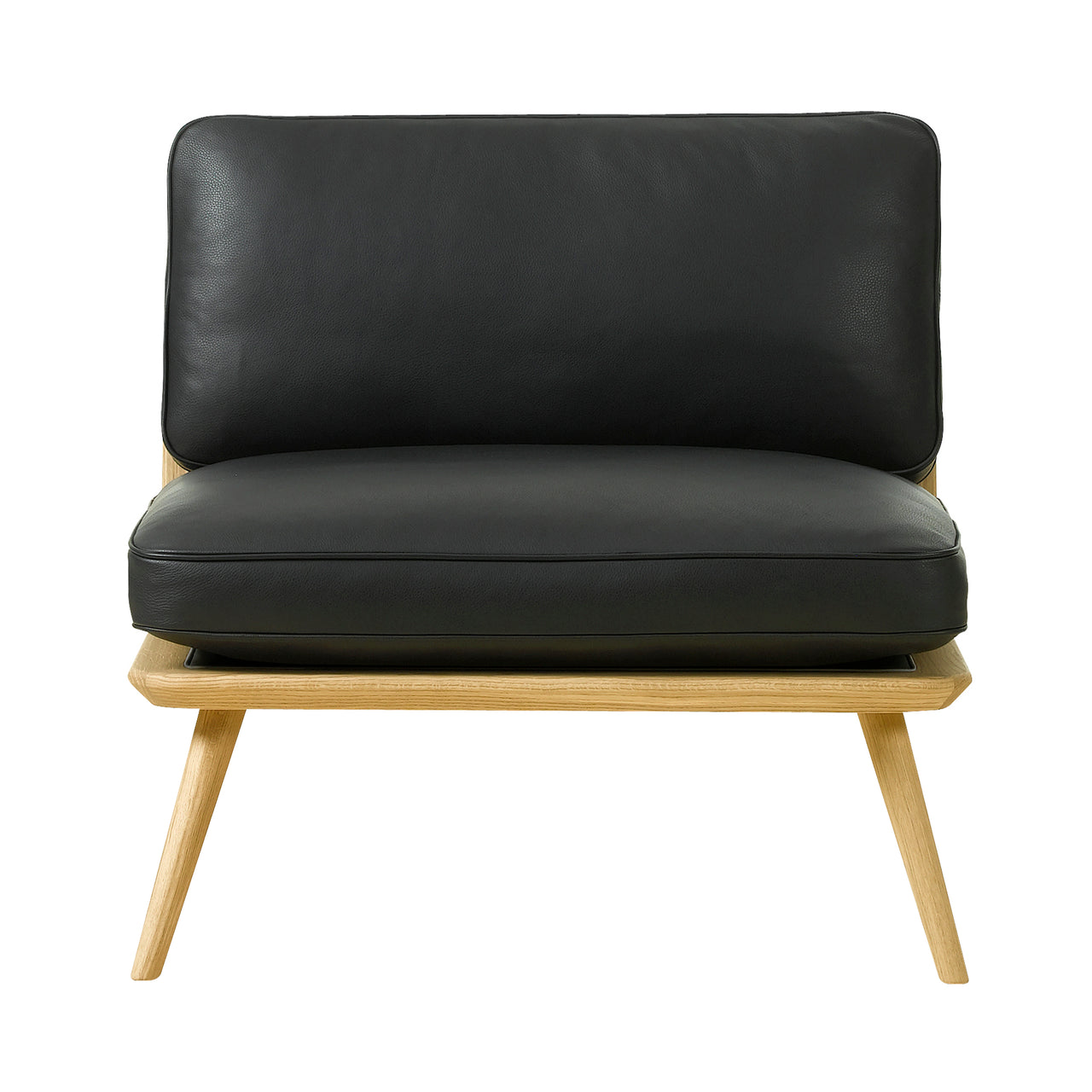 Spine Lounge Suite Chair: Lacquered Oak