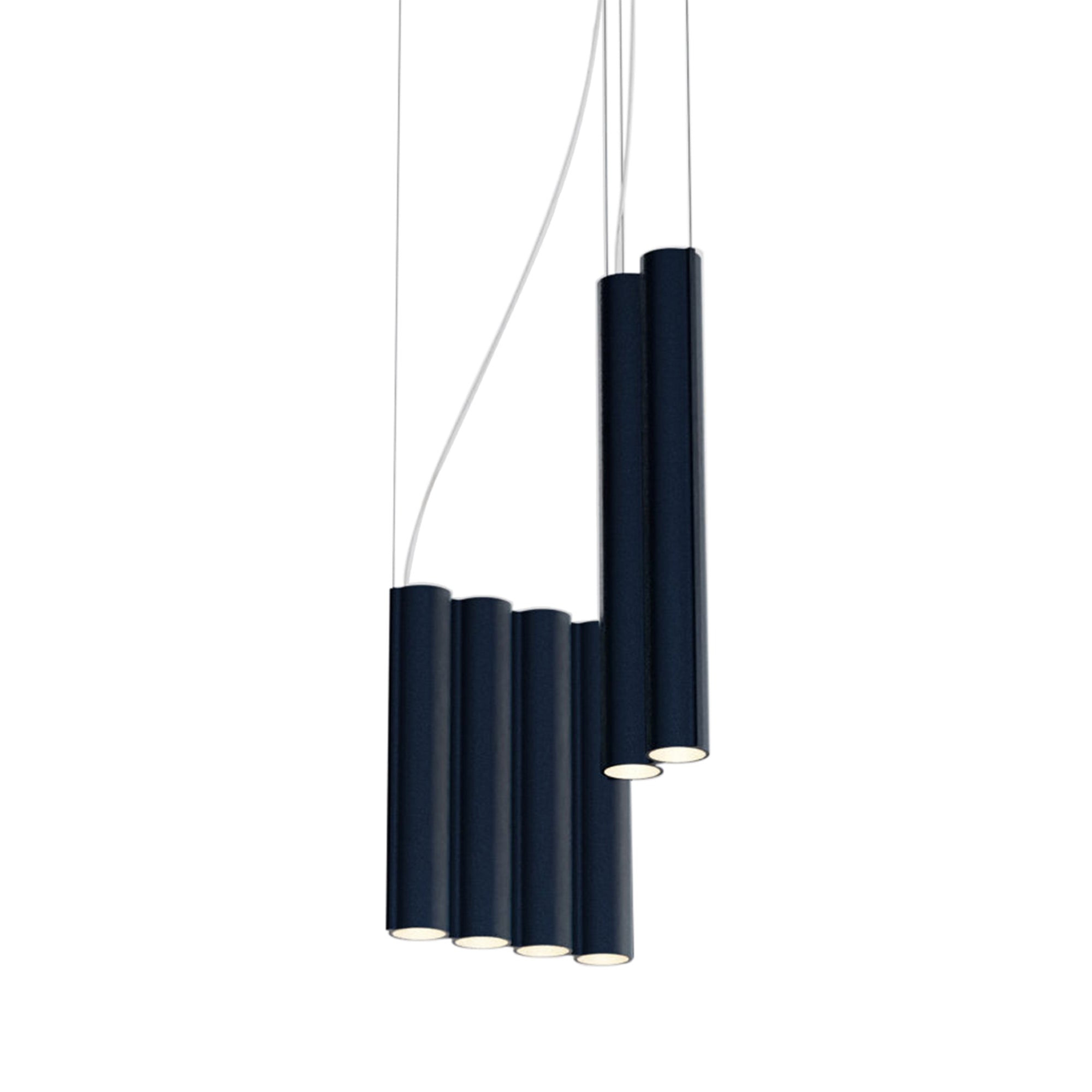 Silo 10 Suspension Lamp: Midnight Blue