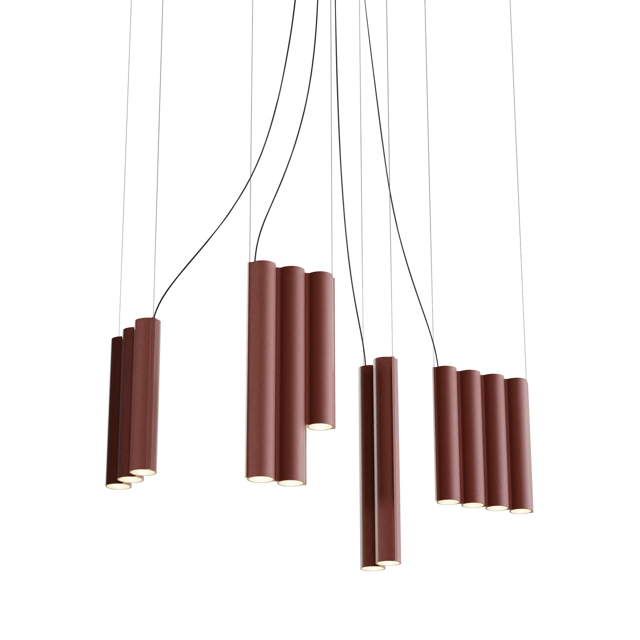 Silo 13 Suspension Lamp: Terracotta