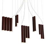 Silo 14 Suspension Lamp: Oxblood