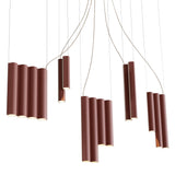 Silo 14 Suspension Lamp: Terracotta