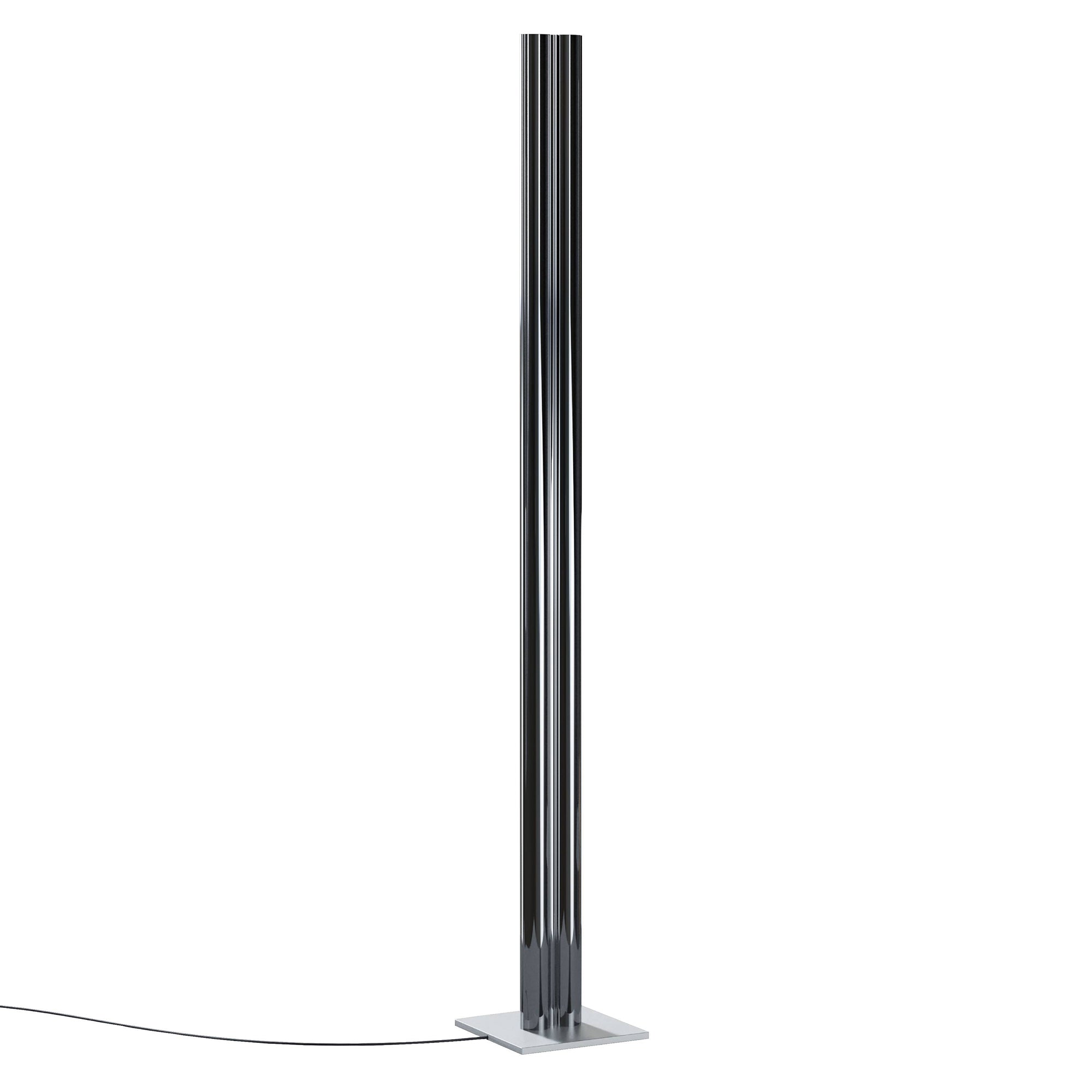 Silo 2FG Floor Light: Mirror Polished Aluminum