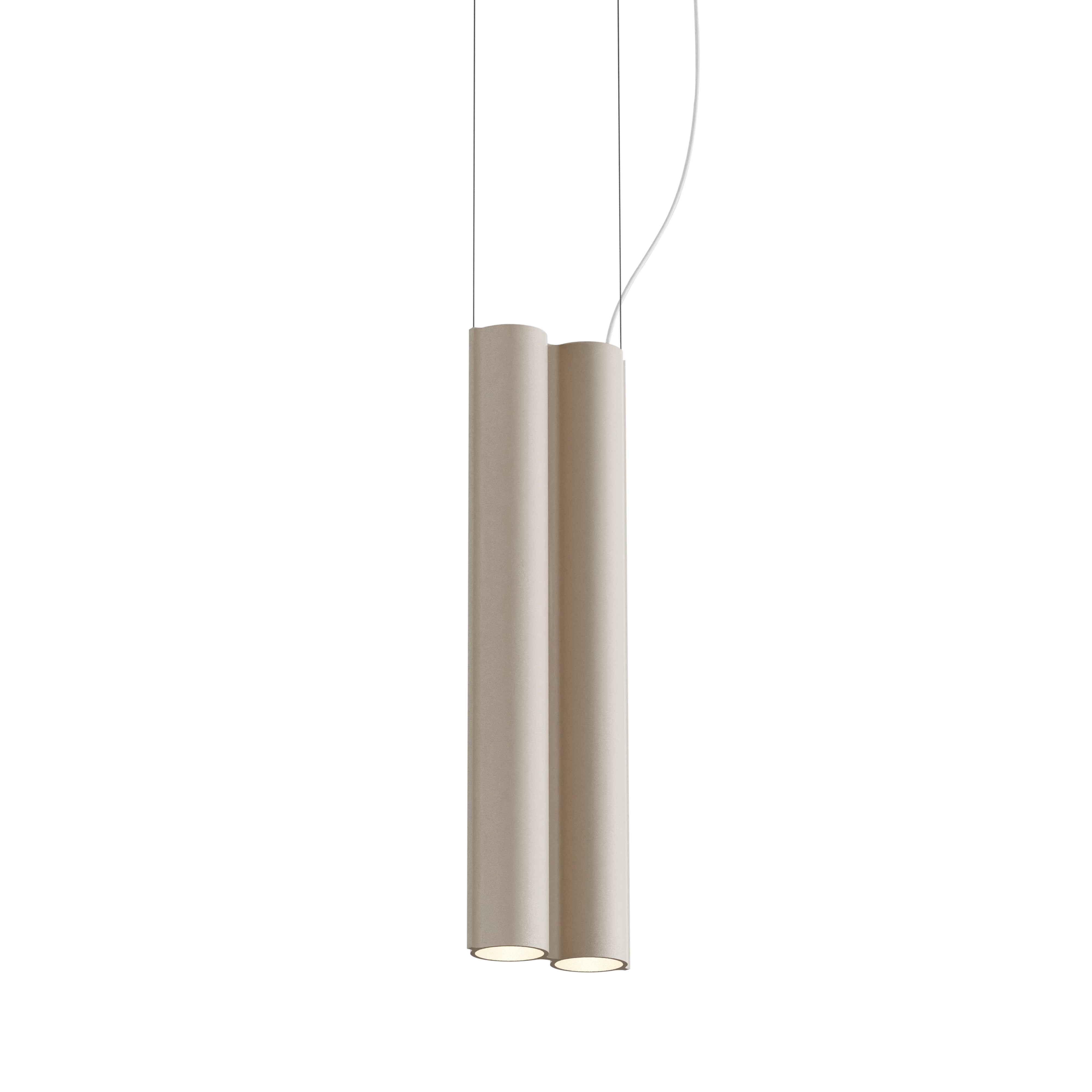 Silo 2SB Suspension Lamp: Beige