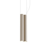 Silo 2SB Suspension Lamp: Beige