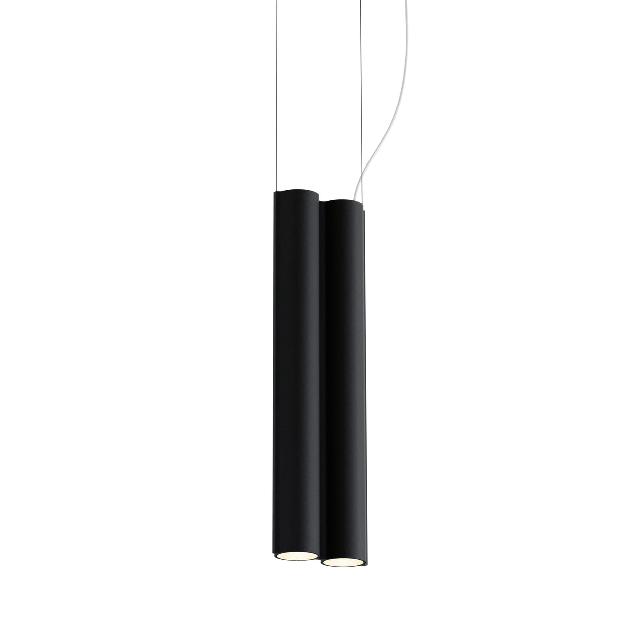 Silo 2SB Suspension Lamp: Black