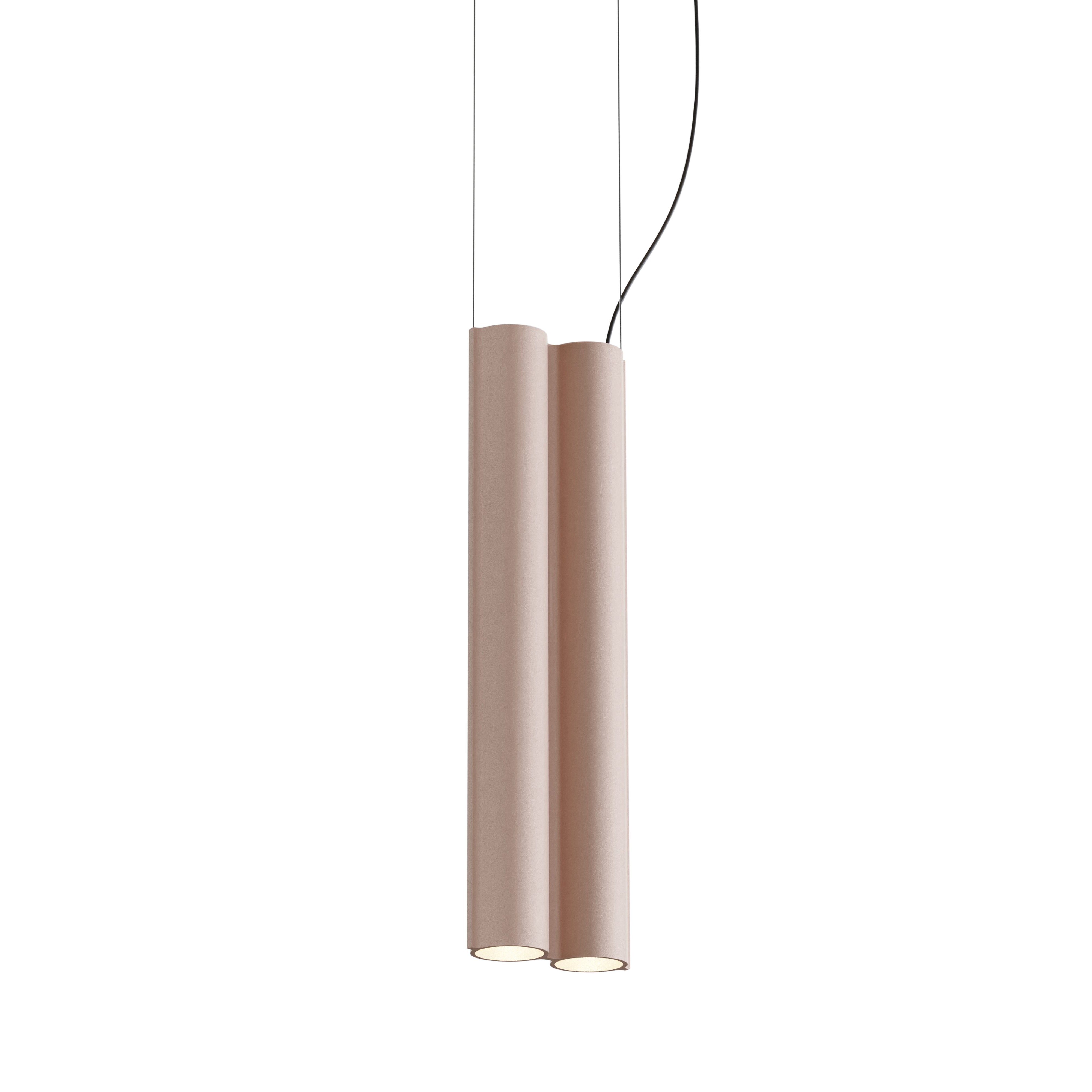 Silo 2SB Suspension Lamp: Dusty Pink