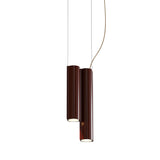 Silo 2SC Suspension Lamp: Glossy Oxblood