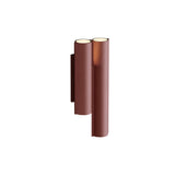 Silo 2WM Wall Light: Uplight + Textured Terracotta