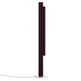 Silo 3FH Floor Light: Textured Aubergine