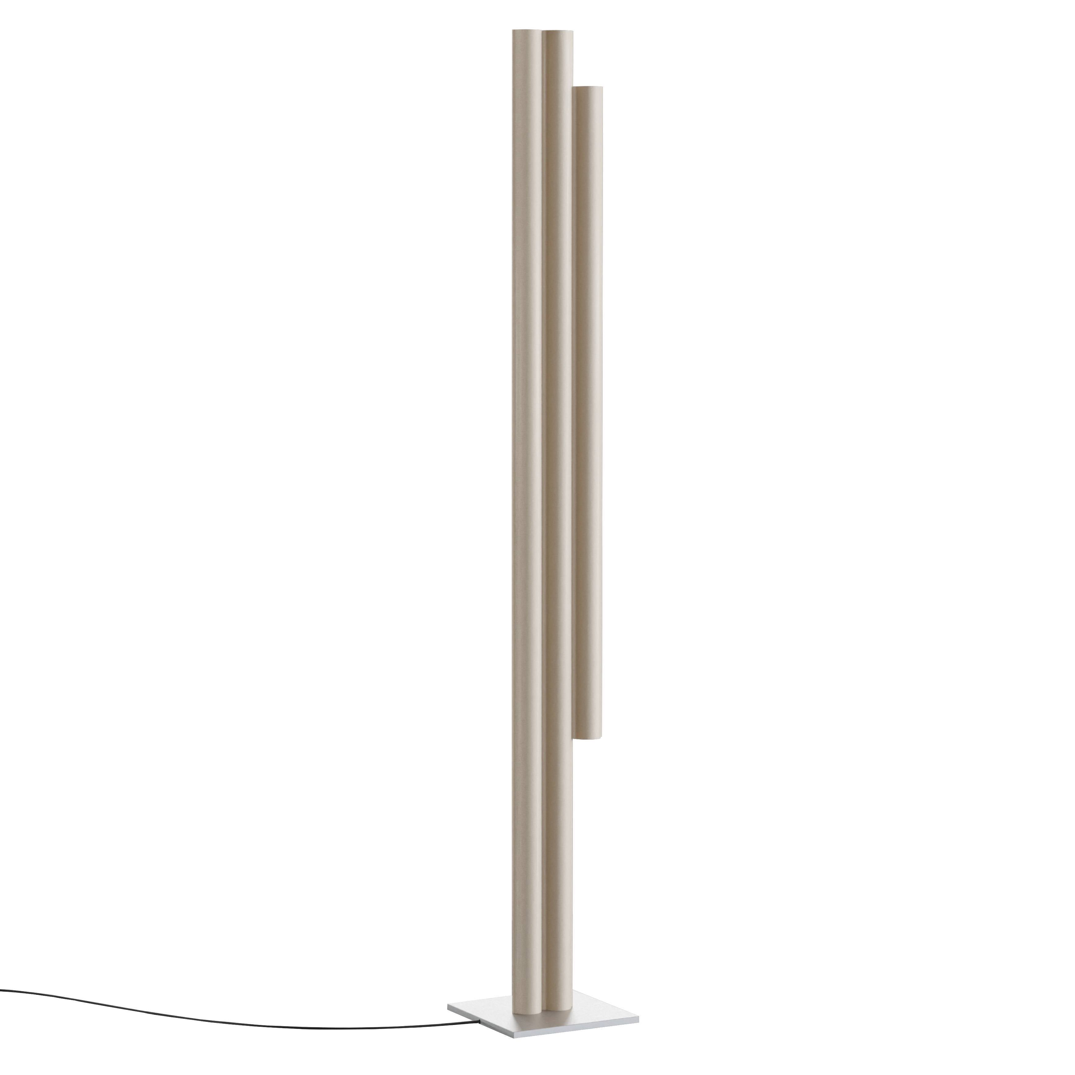 Silo 3FH Floor Light: Textured Beige
