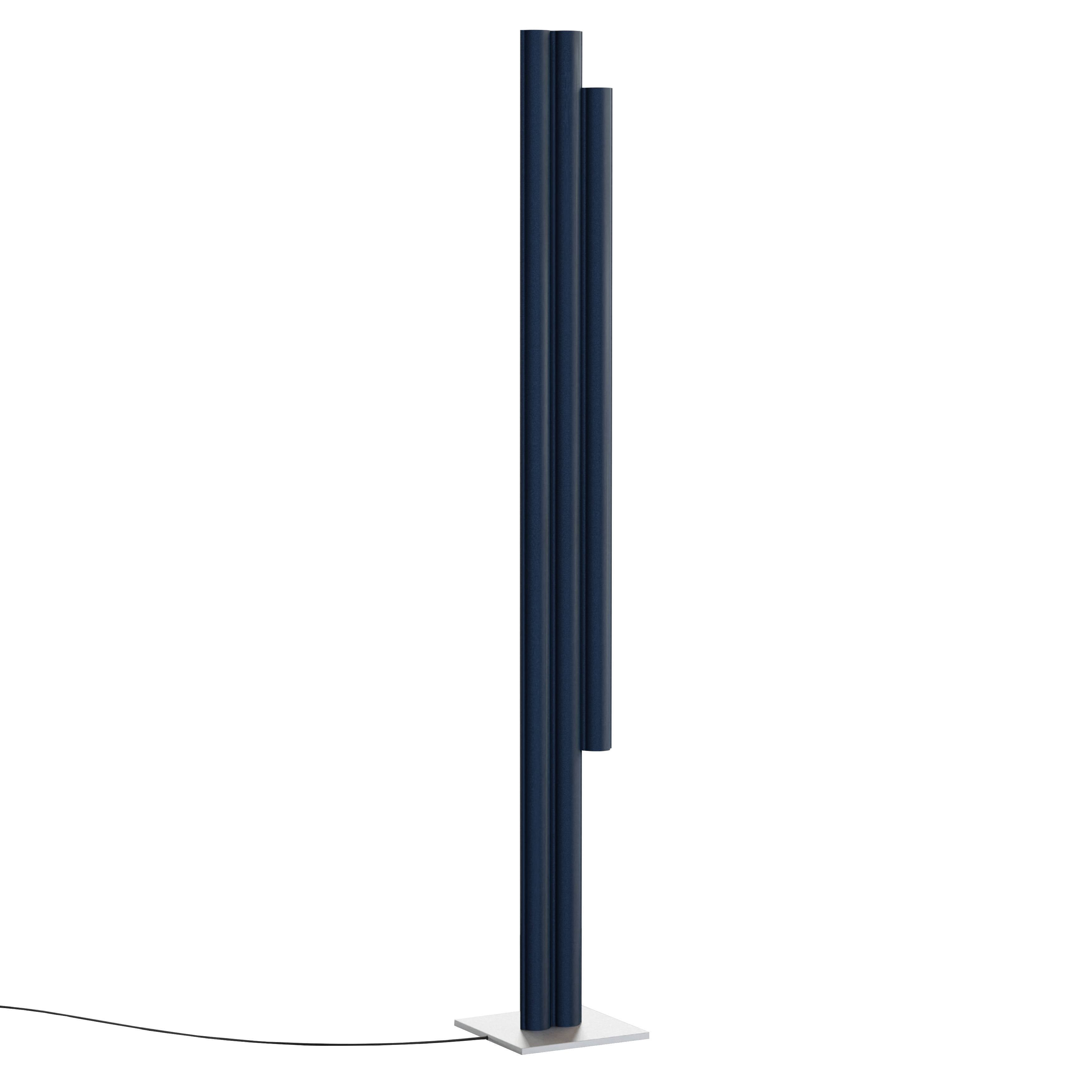 Silo 3FH Floor Light: Textured Midnight Blue