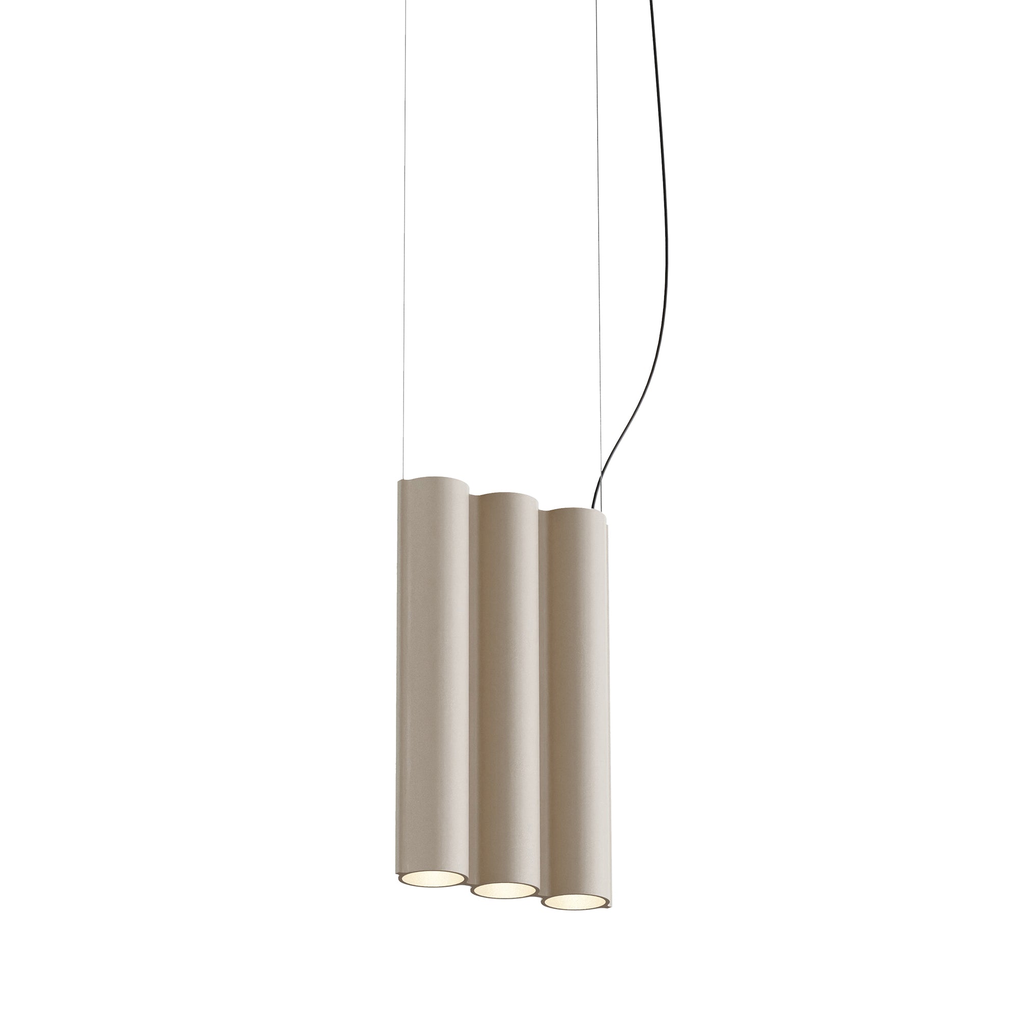 Silo 3SA Suspension Lamp: Beige