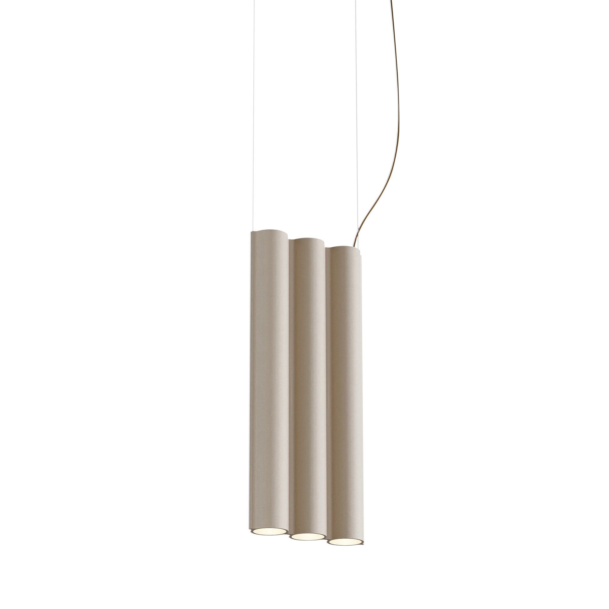 Silo 3SB Suspension Lamp: Beige