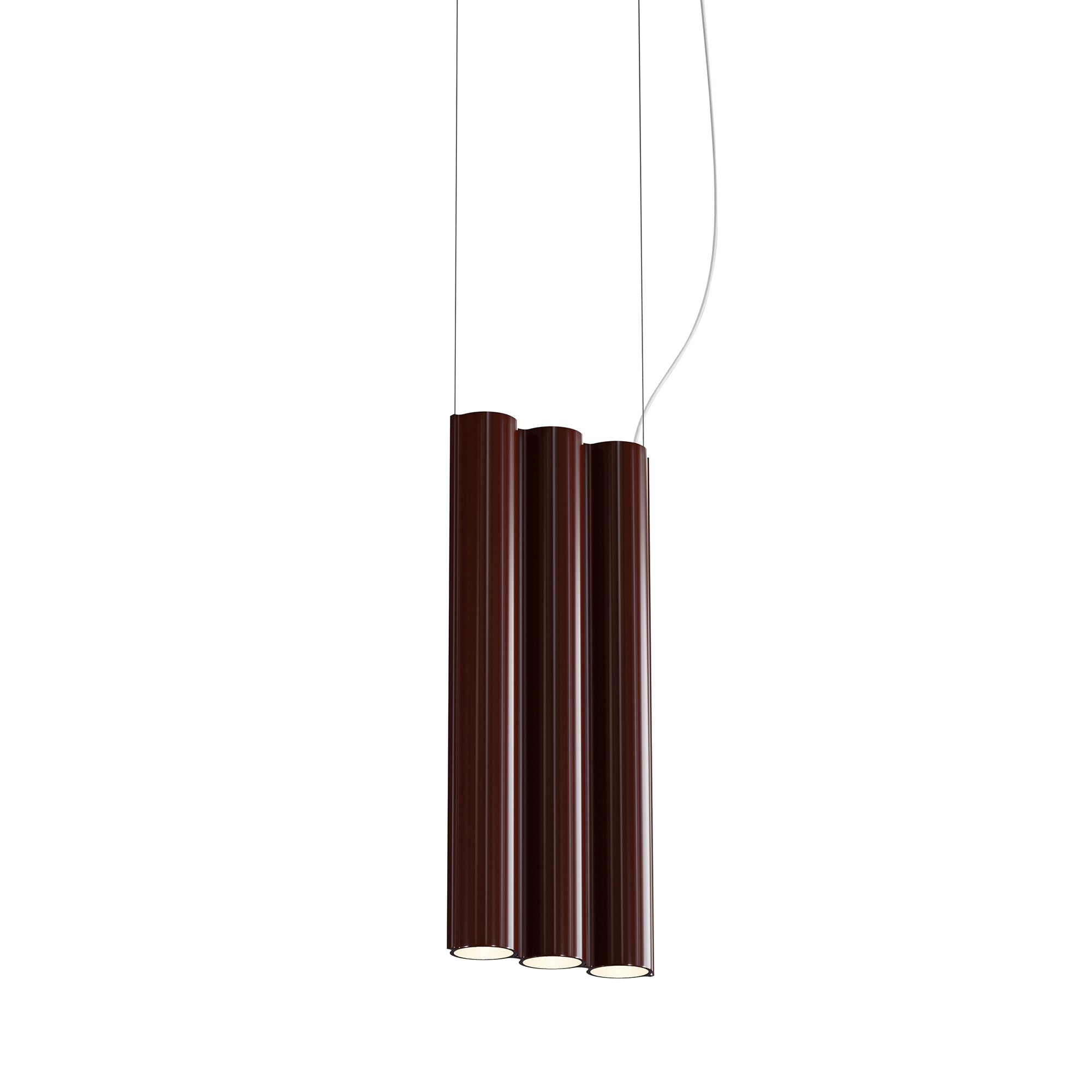 Silo 3SB Suspension Lamp: Oxblood