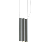 Silo 3SB Suspension Lamp: Tumbled Aluminum