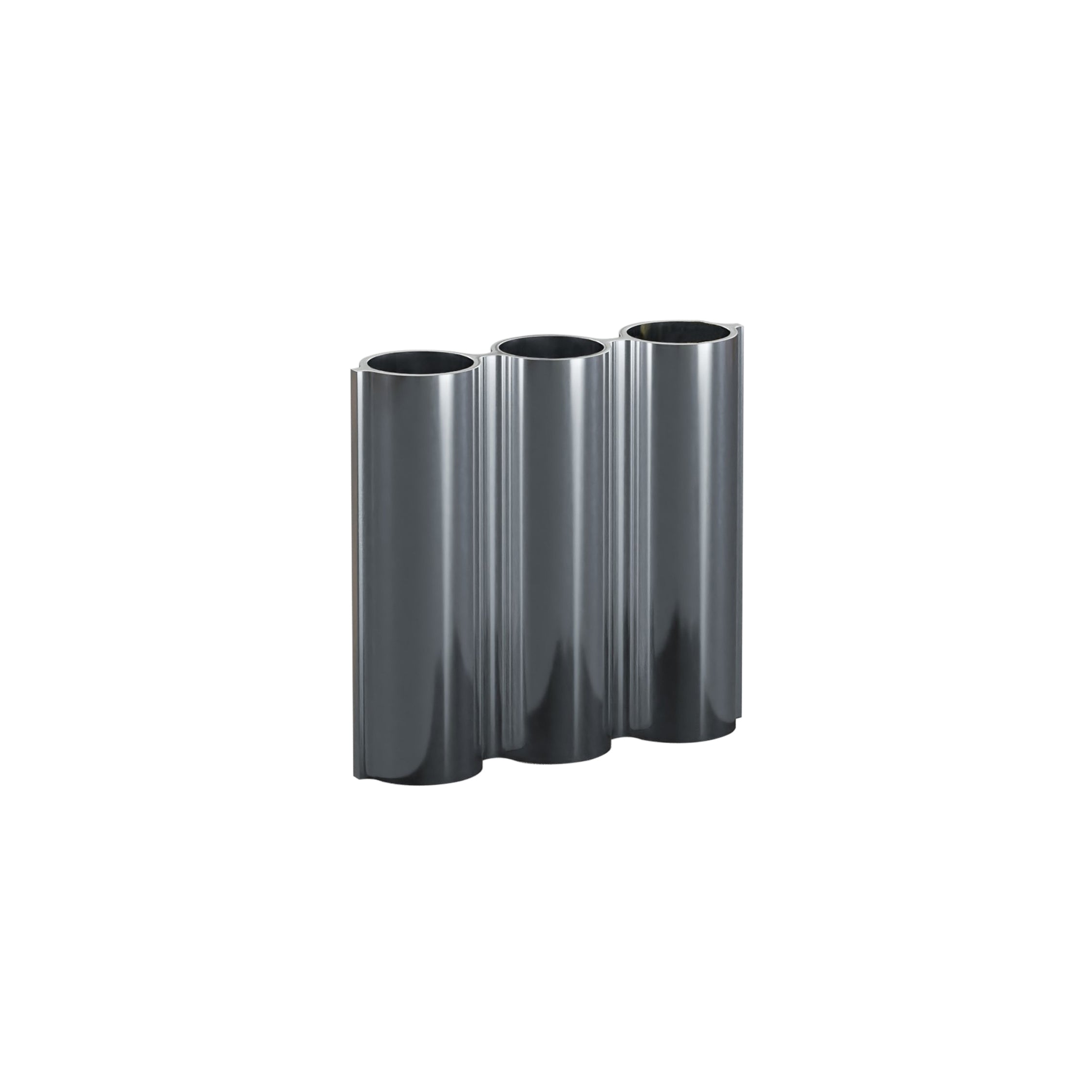 Silo 3VJ Vase: Mirror Polished Aluminum