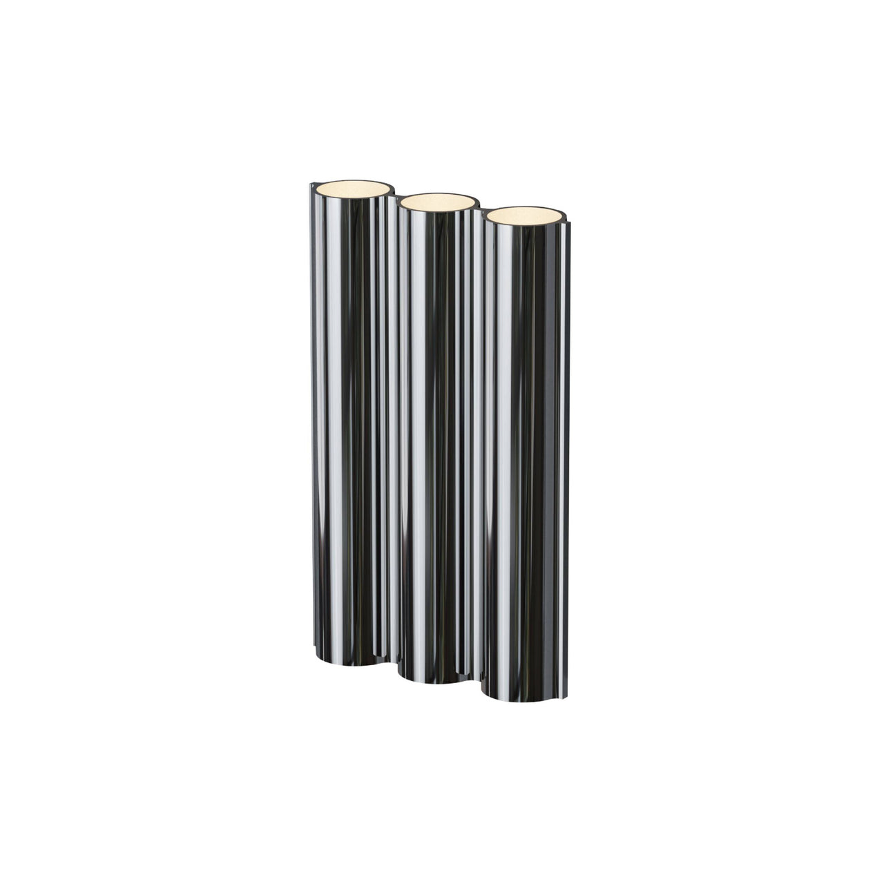 Silo 3WA Wall Light: Uplight + Mirror Polished Aluminum