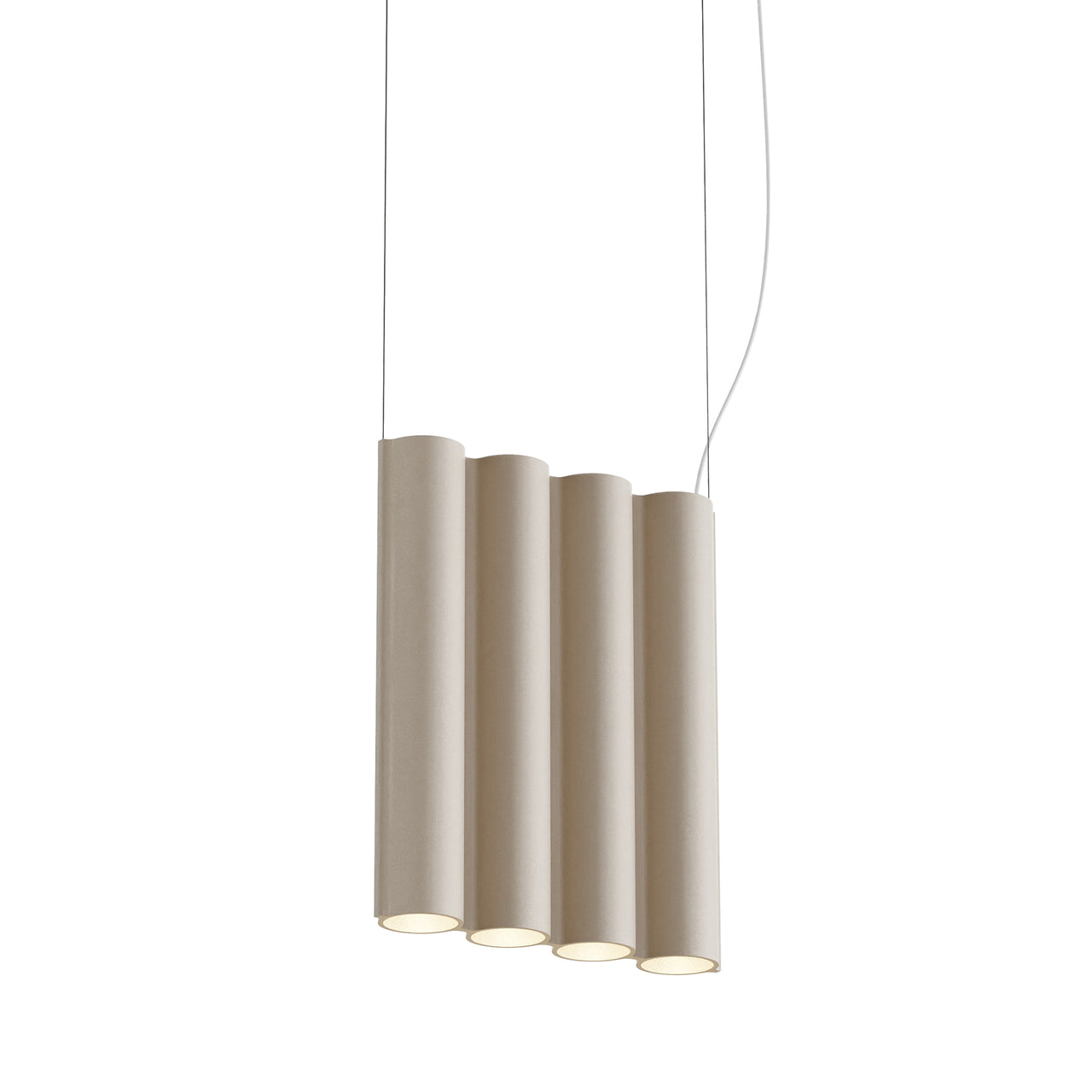 Silo 4SA Suspension Lamp: Beige