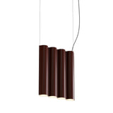 Silo 4SA Suspension Lamp: Oxblood