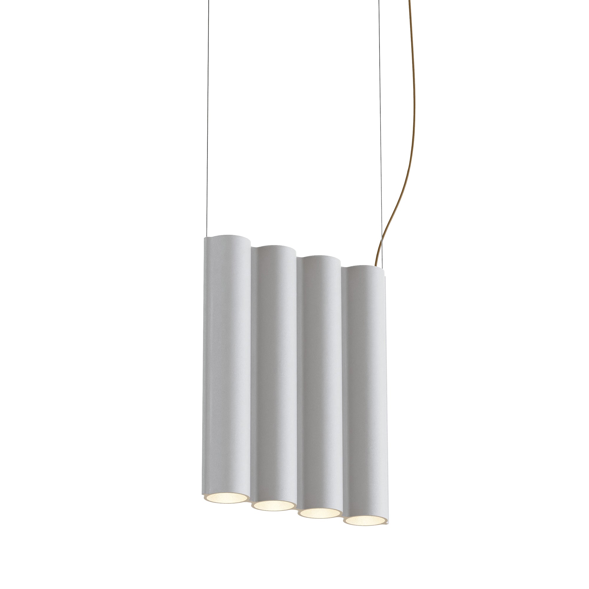 Silo 4SA Suspension Lamp: White