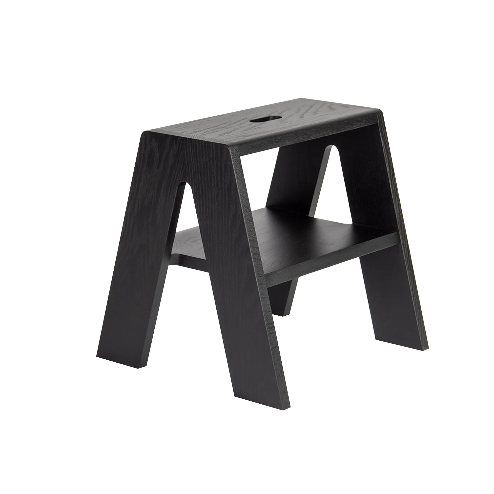 Quick Step Stool: European Oak - Black Stain