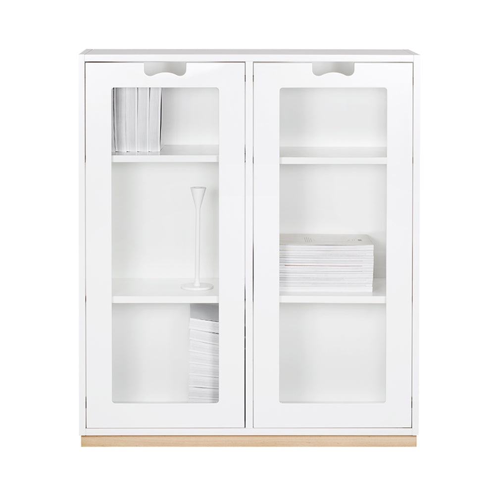 Snow E Cabinet: Glass Doors + Large - 16.5