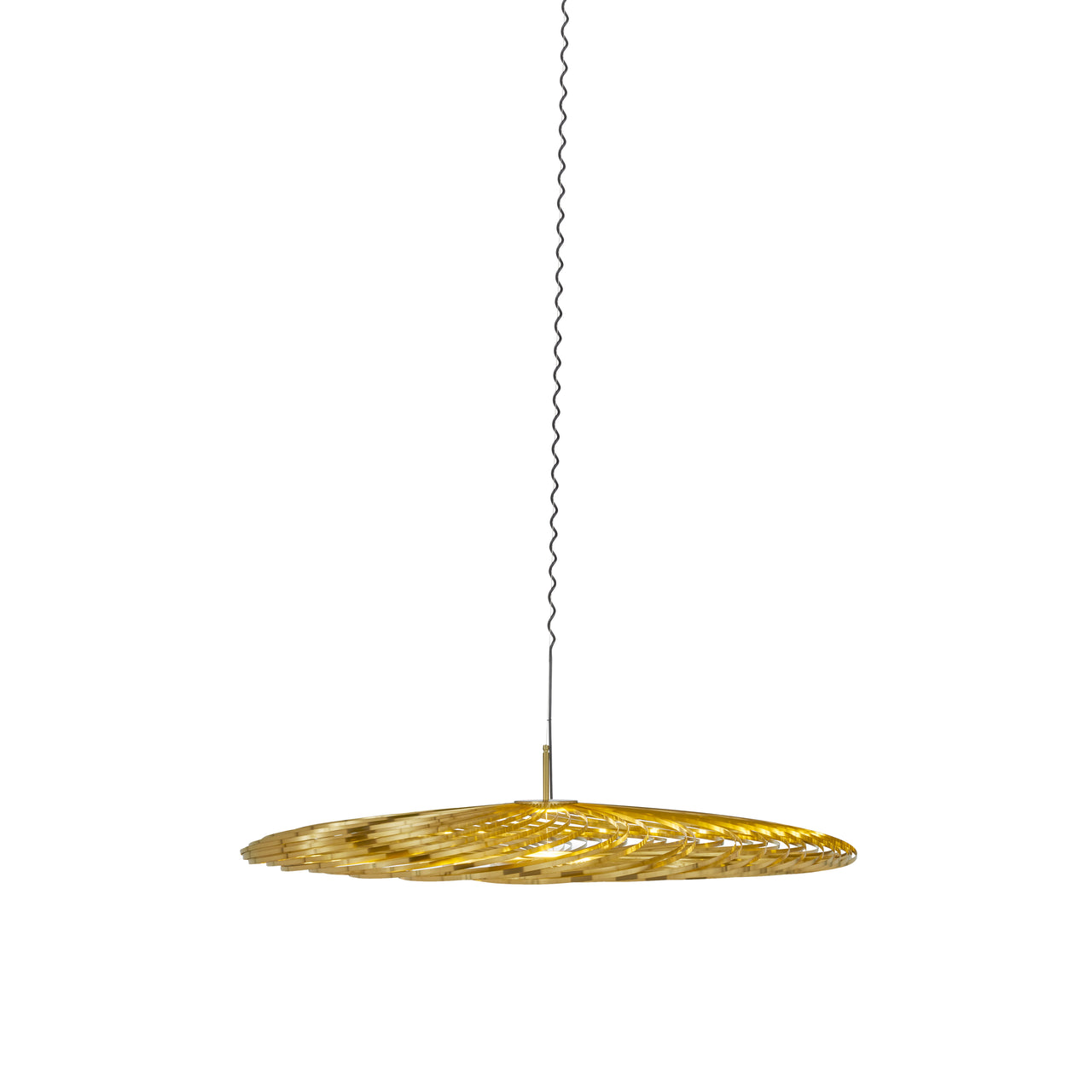 Spring Pendant Light: Brass + Small - 22