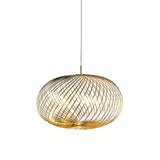 Spring Pendant Light: Brass + Large - 37.4