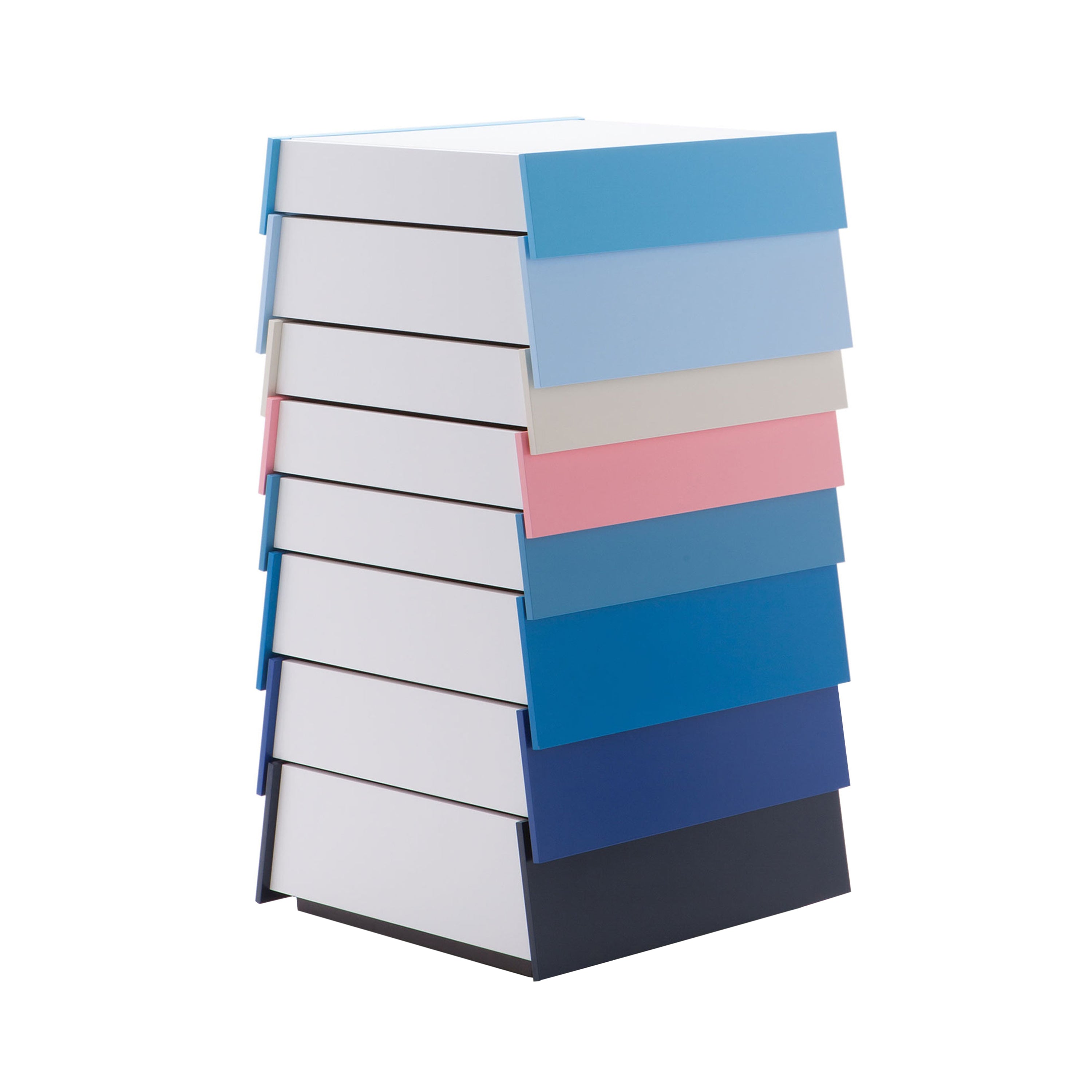 Stack Drawer Unit: Blue Palette + 8