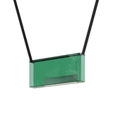 Sainte Atelier 09 Suspension Lamp: Green + Black