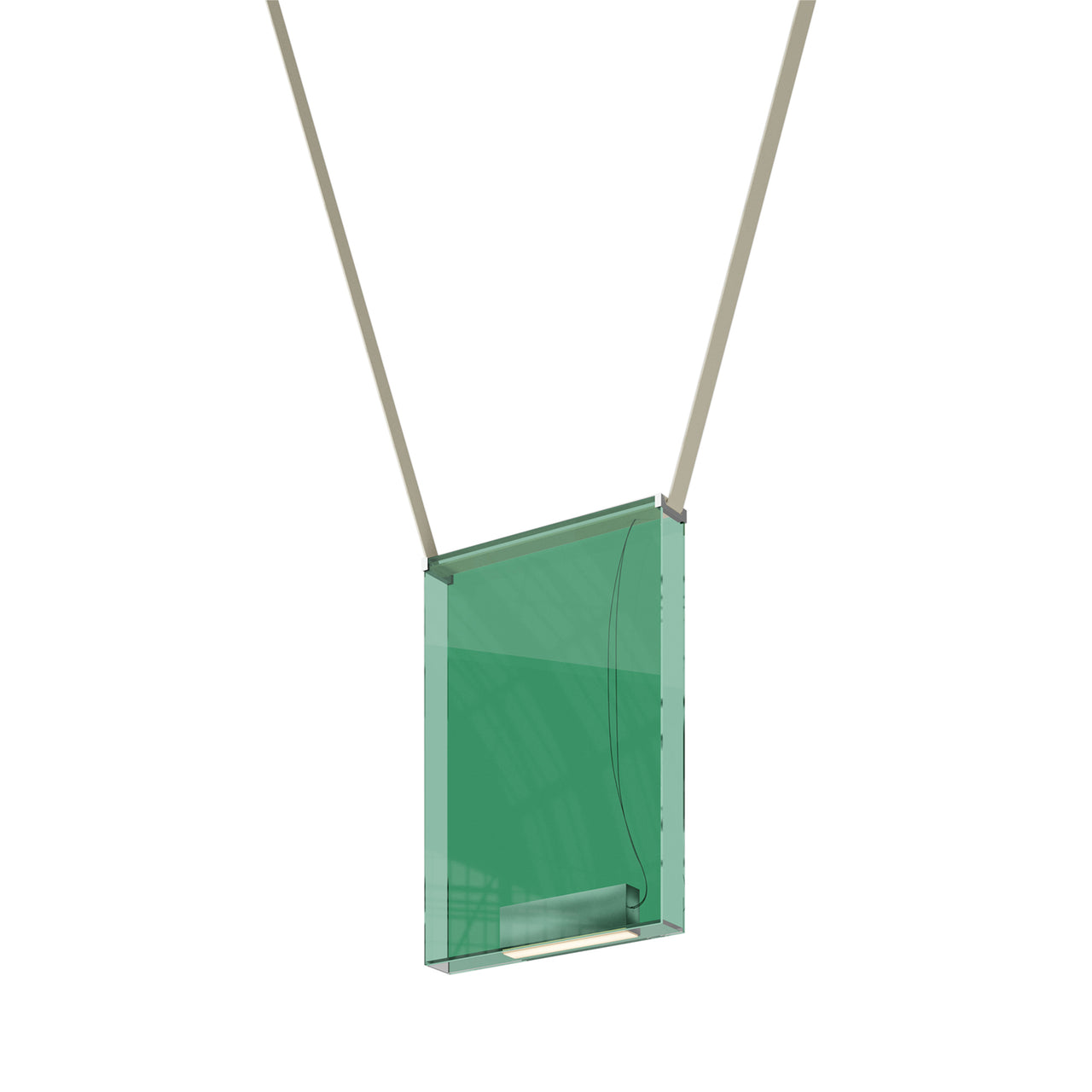 Sainte 23 Suspension Lamp: Green