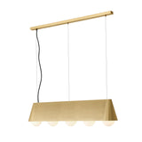 Cornet Pendant: 5 + Satin Brass