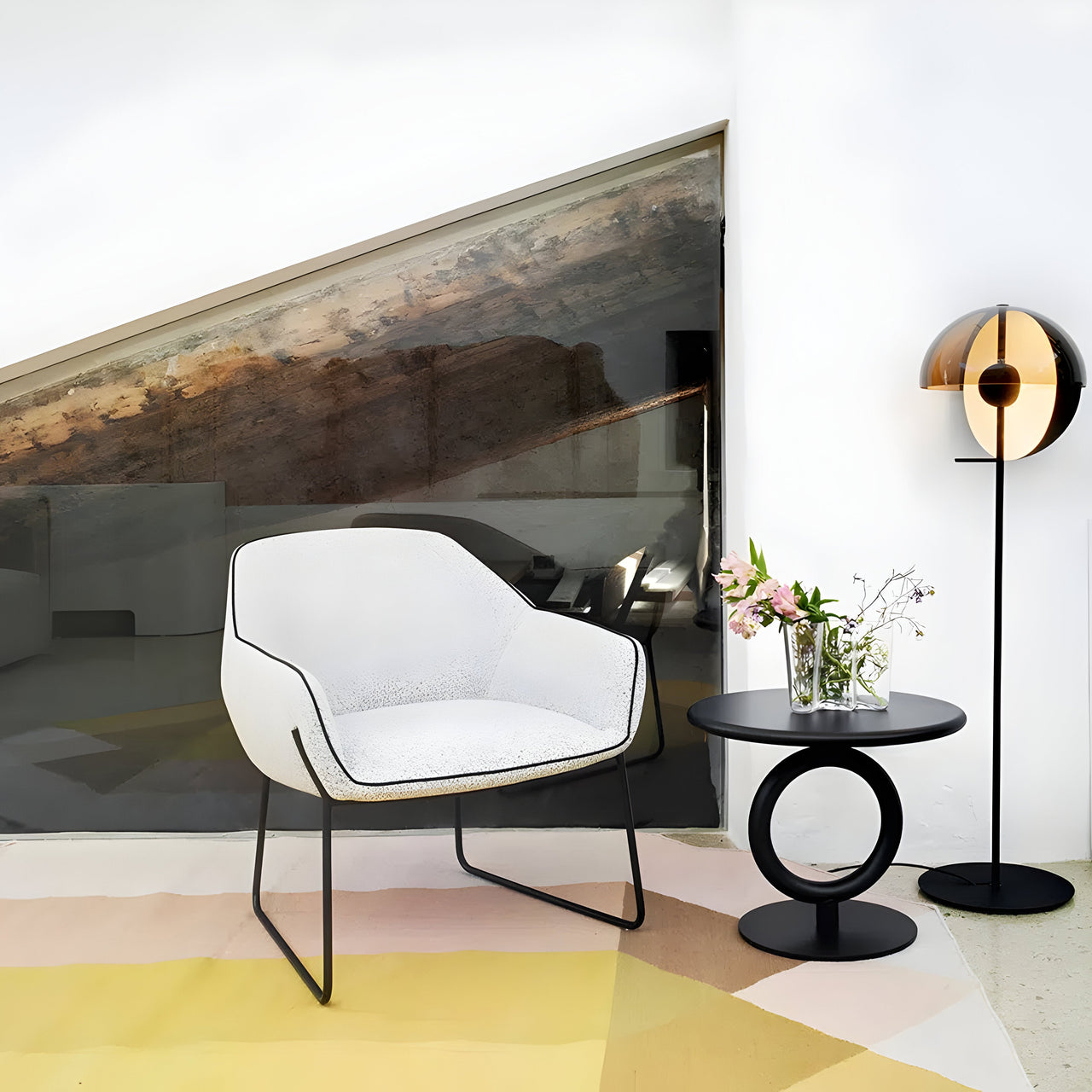 Nido Armchair: Sled Base