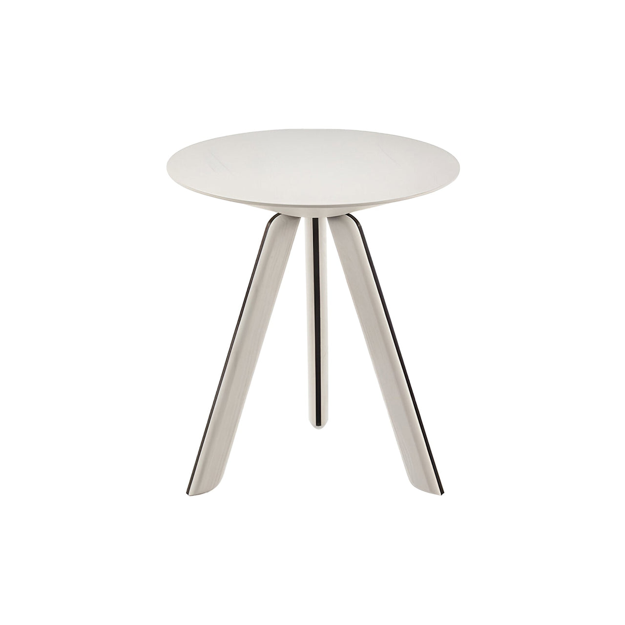 Tortuga Side Table: Crema Ash