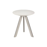 Tortuga Side Table: Crema Ash