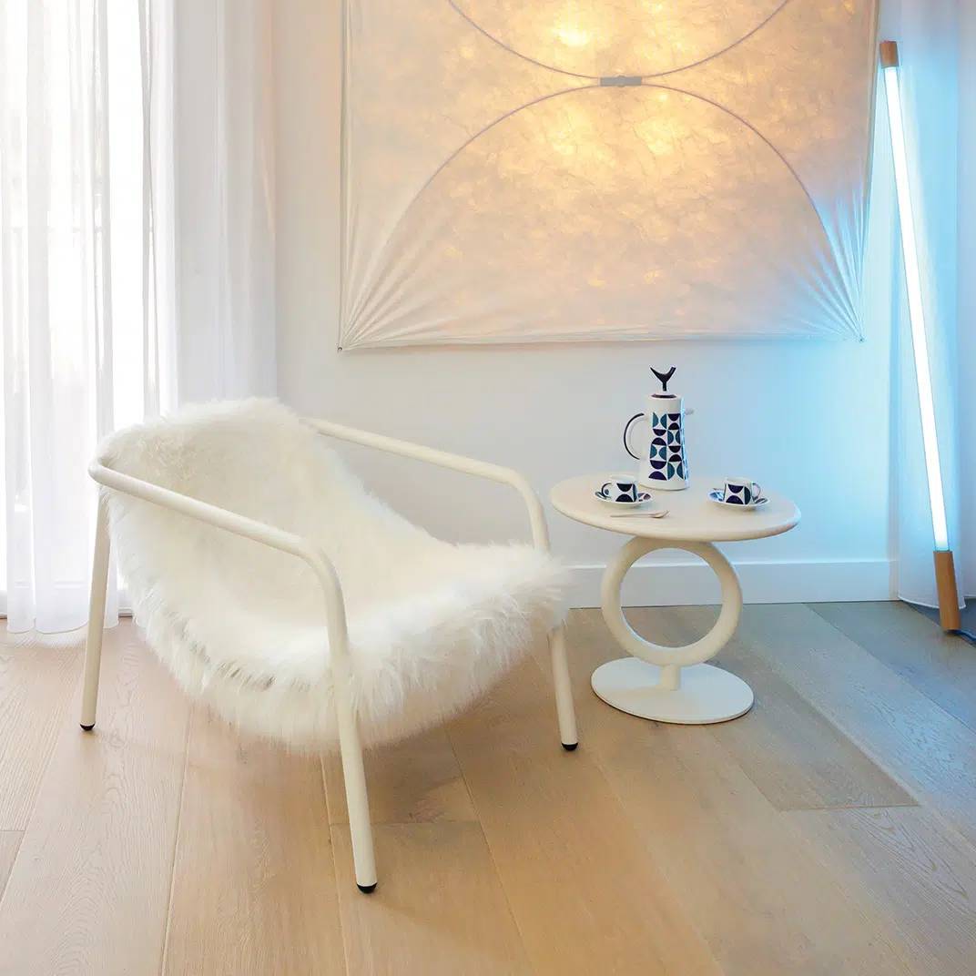 Totem Occasional Table: Lacquer Top