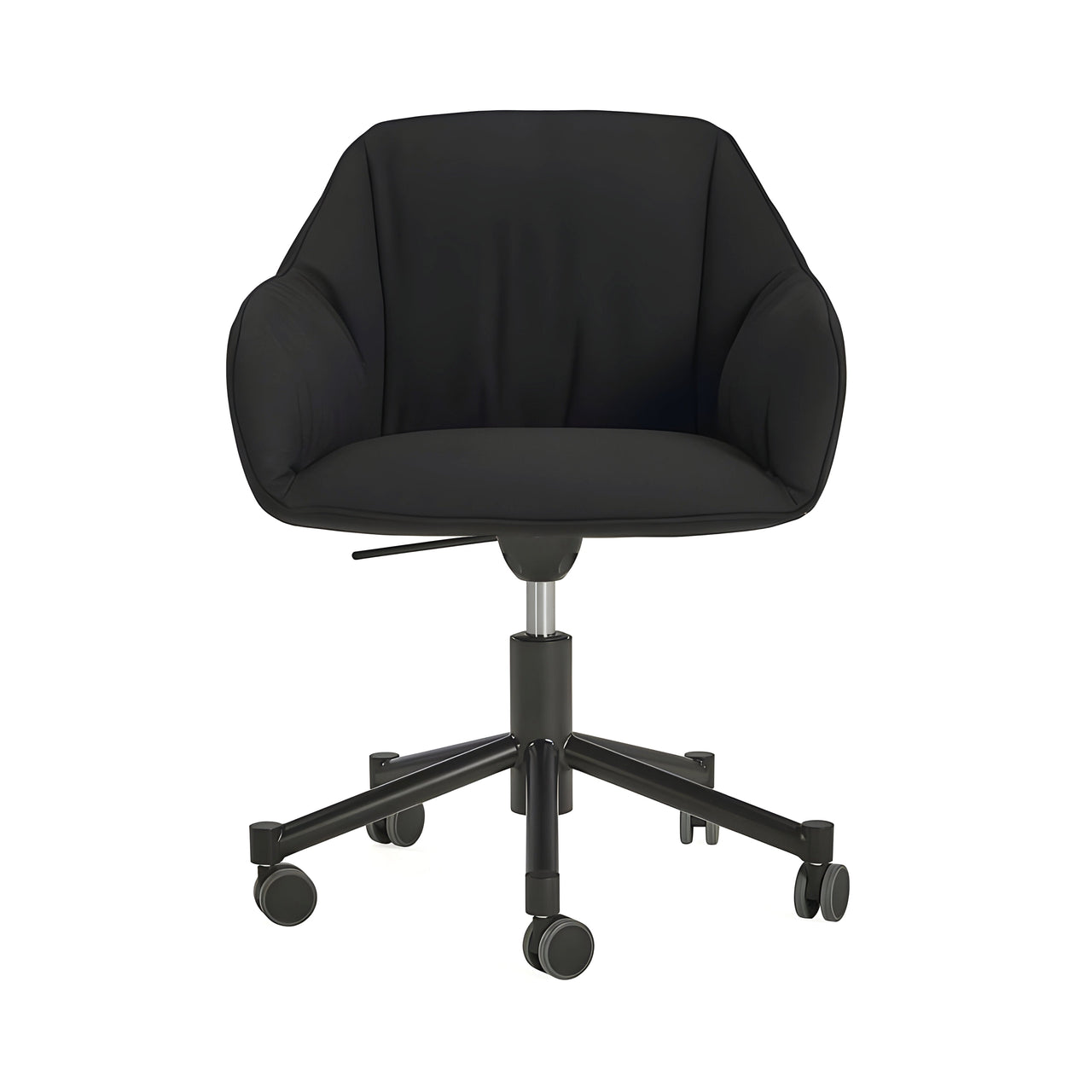 Nido Chair with Wheels: Negro Matt Lacquered