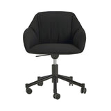 Nido Chair with Wheels: Negro Matt Lacquered