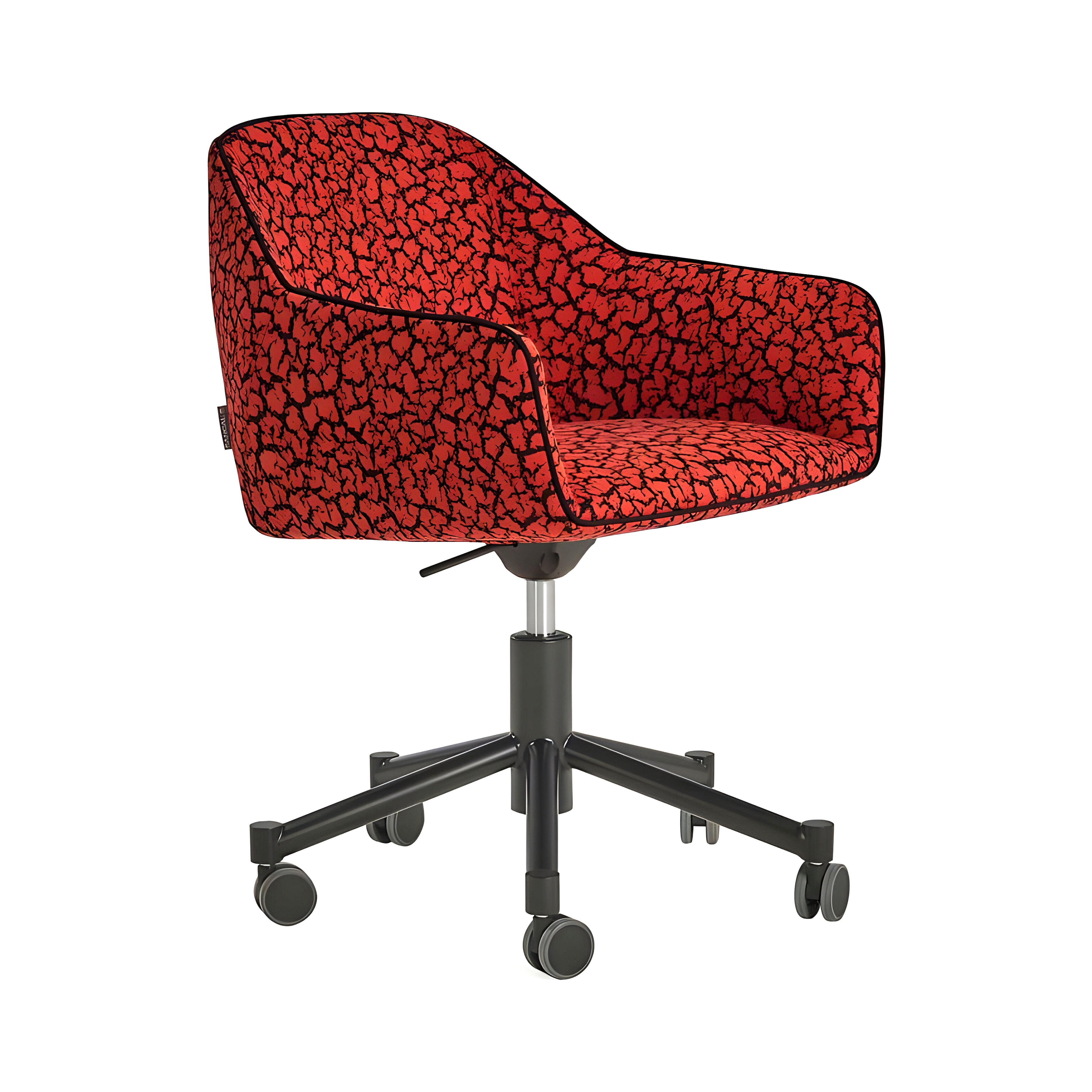 Nido Chair with Wheels: Negro Matt Lacquered