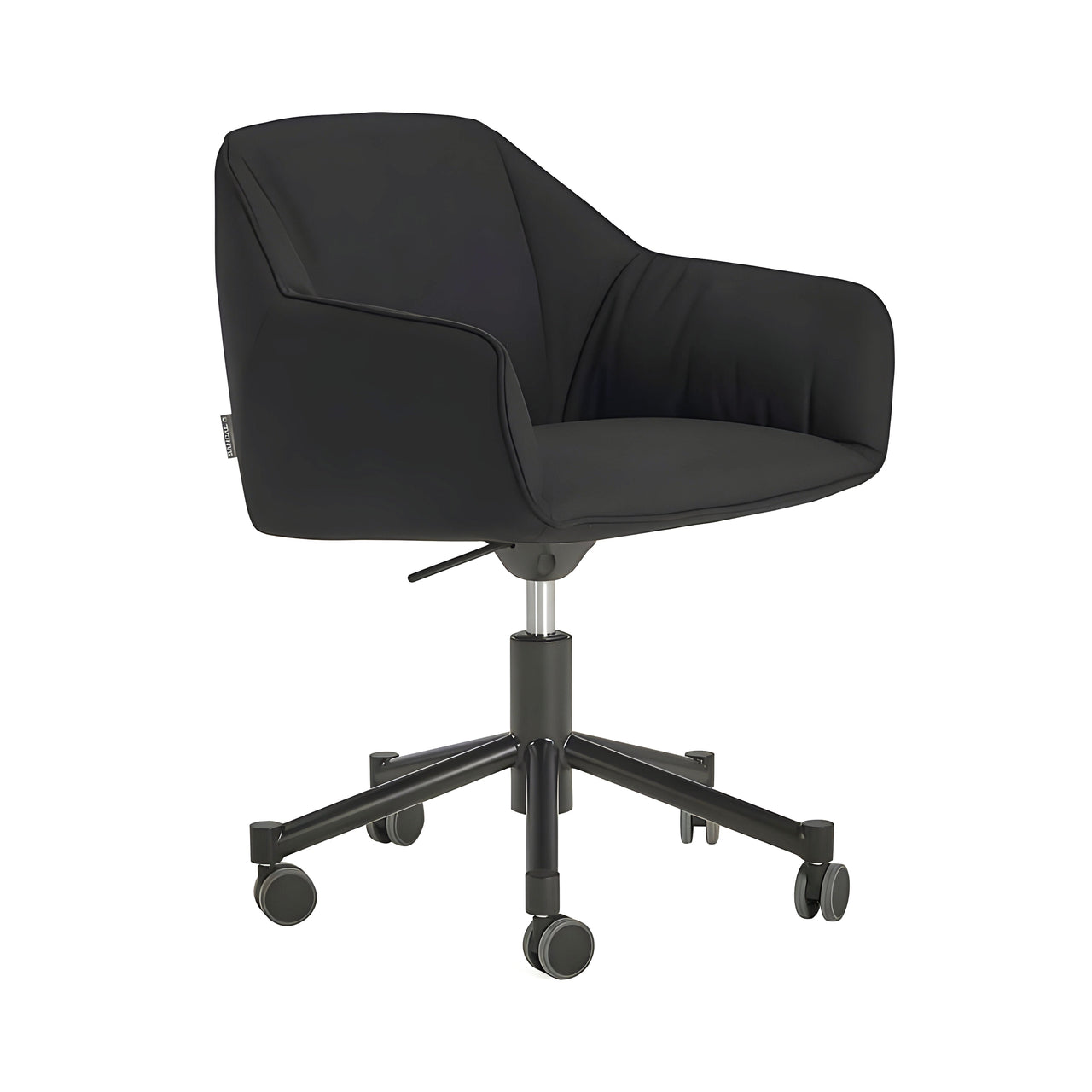 Nido Chair with Wheels: Negro Matt Lacquered